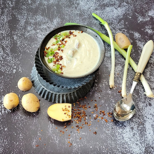 Samtige Kartoffelsuppe aus Püree