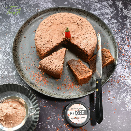 Schokokuchen mit Orangen & Chili