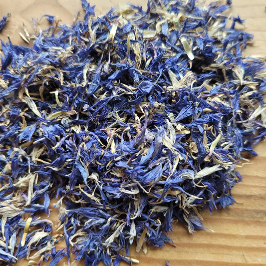 Kornblumenblüten getrocknet - mild blumig für Teemischungen, Salate, Desserts und dekoratives Anrichten