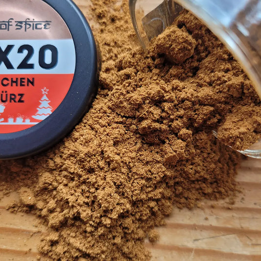 Lebkuchengewürz - traditionelle Mischung mit Zimt, Anis und Nelken für Lebkuchen, Guetzli, Glühwein und Desserts