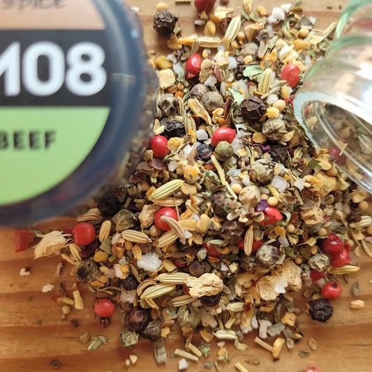 Rost Beef Fleischgewürz - würzig aromatische Mischung mit Salz, Pfeffer und Kräutern für Rindfleisch, Steaks und Braten