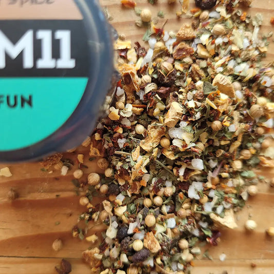 BBQ Tai Fun asiatische Gewürzmischung - frisch würzig mit Zitrone, Ingwer und Basilikum für Fleisch, Wildgerichte und Saucen