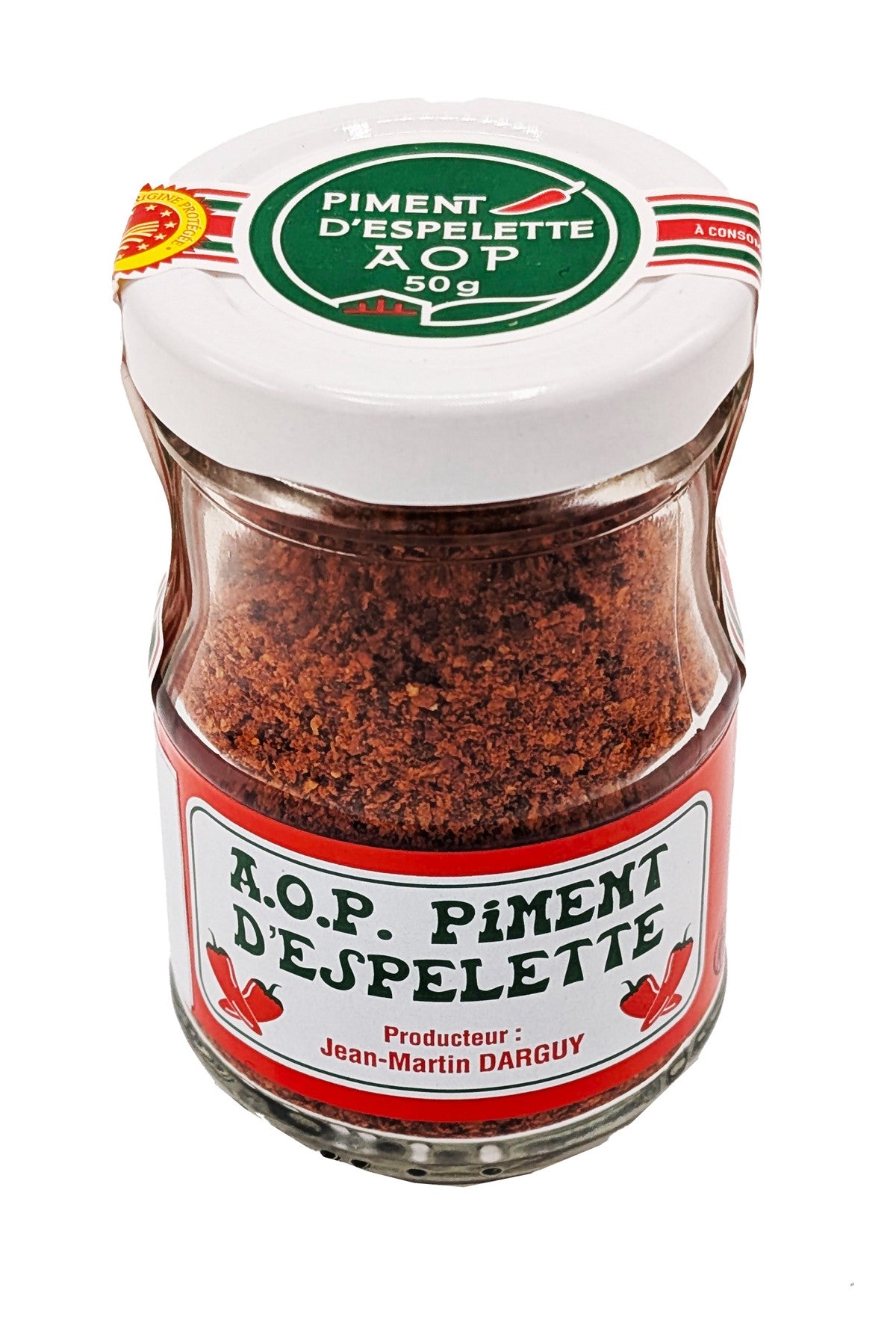 Piment d'Espelette AOP - fruchtig-aromatisches Chili mit feiner Schärfe, handgeerntet im Baskenland, 100 % naturbelassen und original abgefüllt..