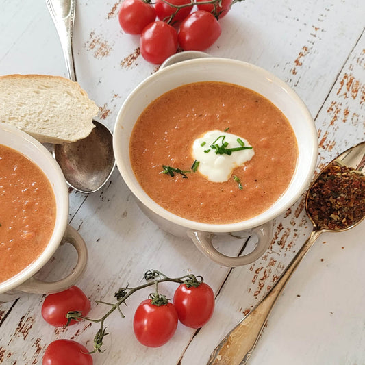 Tomatensuppe aus Dosentomaten, in 30 Minuten auf dem Tisch