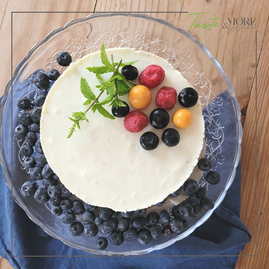 Quarkkuchen mit Heidelbeeren – fruchtig, cremig und ganz ohne Backen