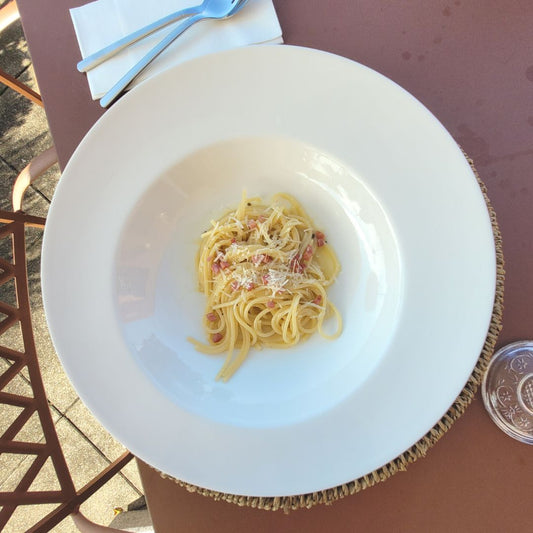 Spaghetti Carbonara mit Zitronen Pfeffer