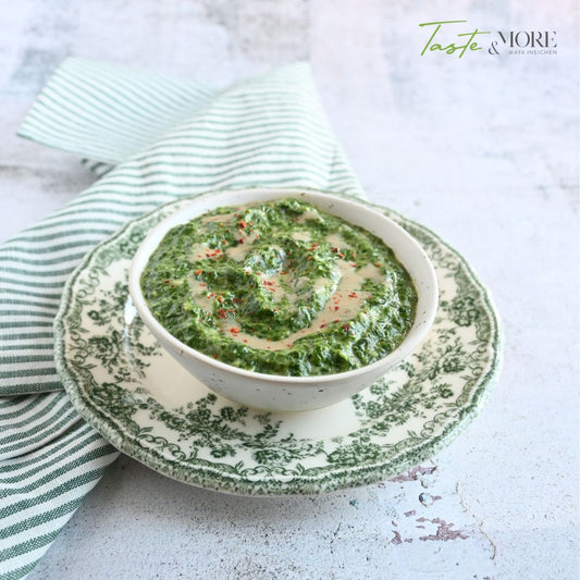 Tahini-Rahmspinat