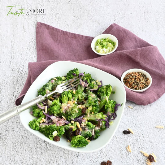 Broccoli-Rotkohl-Orangenpfeffer