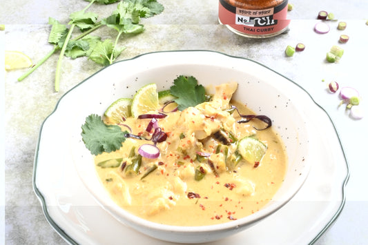 Fischcurry mit Tahi Curry