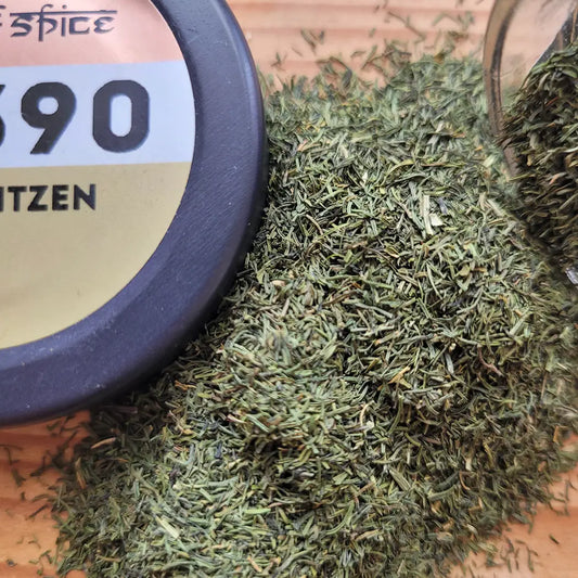 Dillspitzen getrocknet - fein aromatisch mit frischer Kräuternote für Fischgerichte, Gurkensalat und Dips