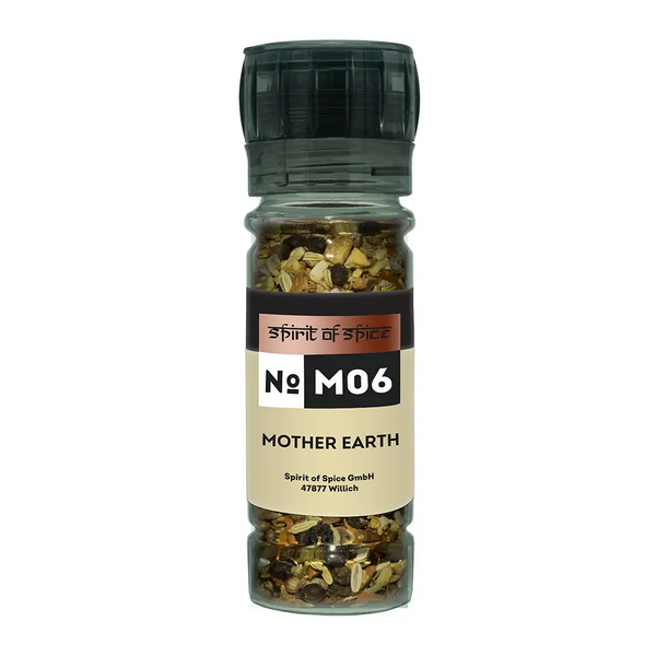 Mother Earth - orientalische Gewürzmischung mit Ingwer, Macis, Sesam und aromatischen Gewürzen, warm-würzig und vielseitig einsetzbar für Currys, Schmorgerichte, Gemüse und Fleischgerichte