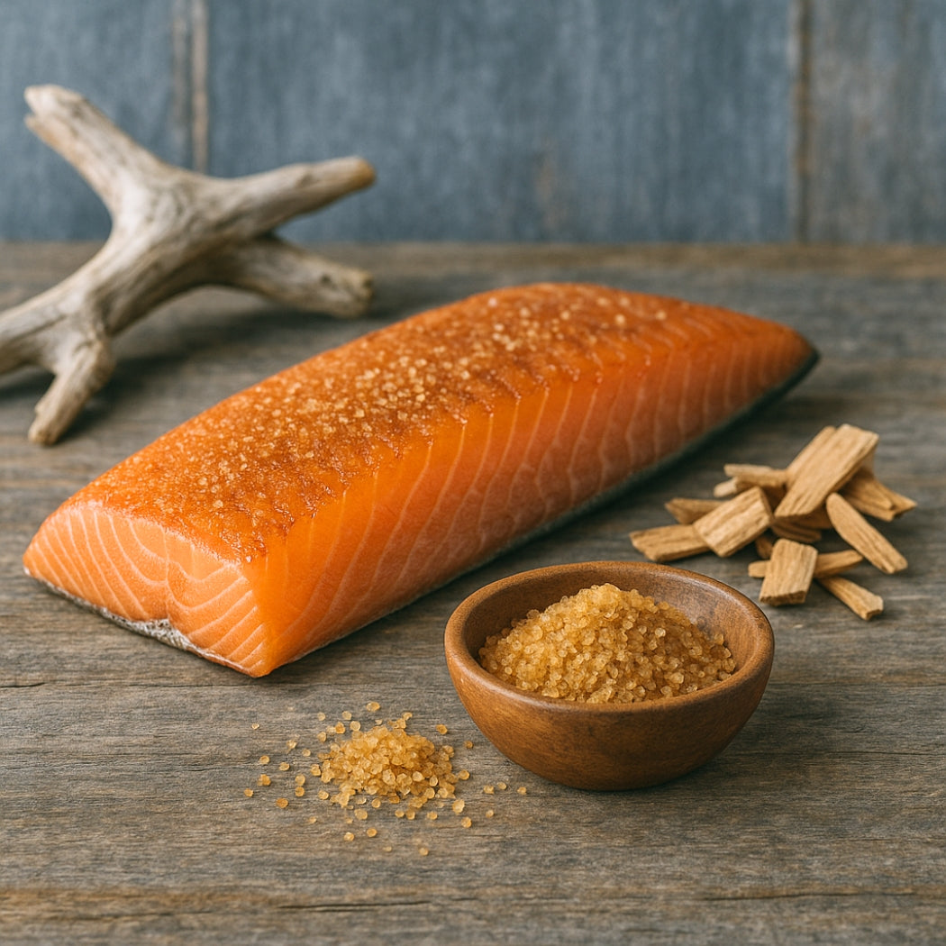 Daenisches Rauchsalt über Buchenholz geräuchert