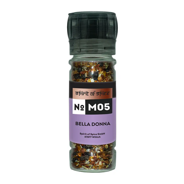 Bella Donna - italienische Gewürzmischung mit Tomate, Paprika, Pfeffer, Basilikum, Zwiebel, Knoblauch, Rosmarin und Salz, aromatisch-mediterran, ideal für Pasta, Pizza, Bruschetta, Antipasti und Gemüsegerichte