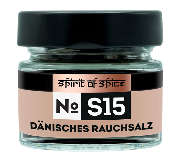 Dänisches Rauchsalz, traditionell über Buchenholz geräuchertes Meersalz, 100 % naturbelassen ohne Zusatzstoffe, ideal für BBQ, Marinaden und herzhafte Gerichte.