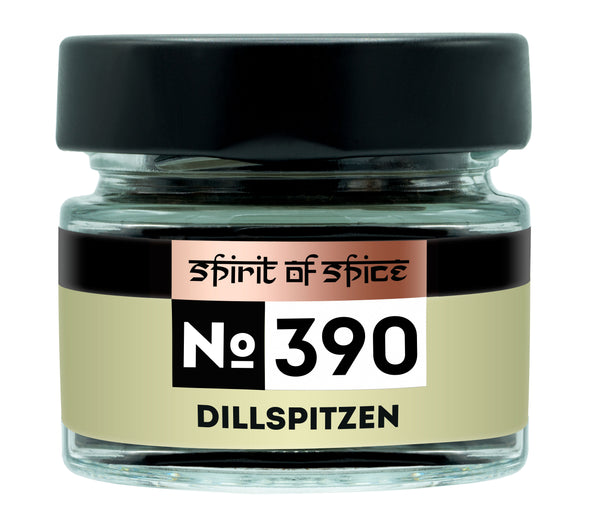 Dillspitzen getrocknet - aromatisches Küchenkraut mit feiner Frische, perfekt für Fischgerichte, Gurkensalat, Kartoffeln, Dips und Saucen.