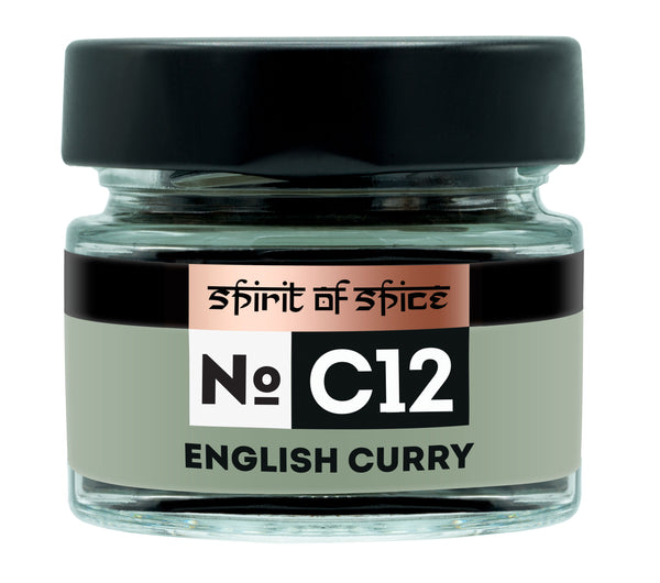 English Curry Gewürzmischung, mild und aromatisch, perfekt für Currys, Suppen, Saucen sowie Gemüse- und Fleischgerichte, 100 % naturbelassen ohne Zusätze.