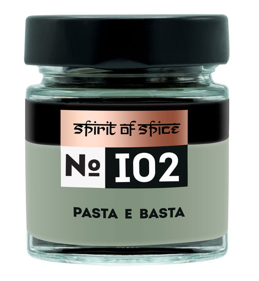 Pasta e basta ist eine wunderbare Gewürzmischung. Teigwaren,  Minestrone oder was immer du magst, sie versetzt mit Knoblauch, Chili und Basilikum jeden Italienfan  in Ferienstimmung.